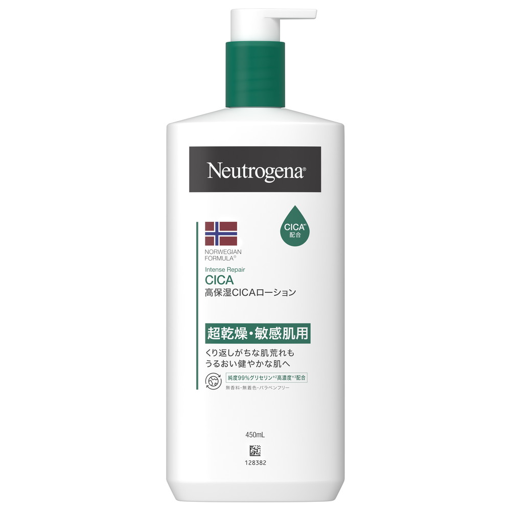 日本 Neutrogena 露得清 挪威 强效修護 CICA積雪草 身體潤膚乳液 450毫升